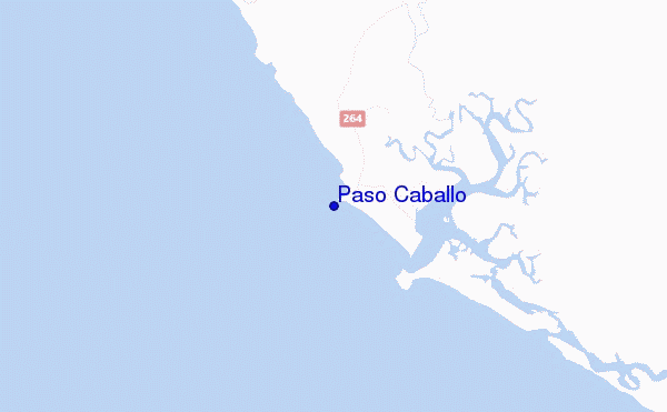 carte de localisation de Paso Caballo