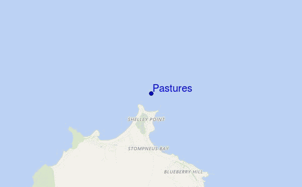 carte de localisation de Pastures