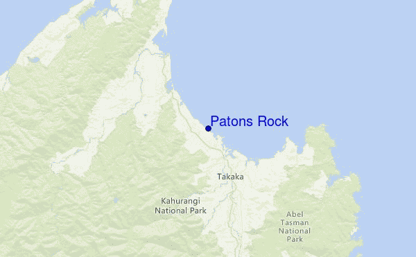 Patons Rock Location Map