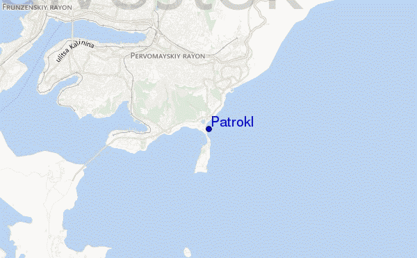 carte de localisation de Patrokl