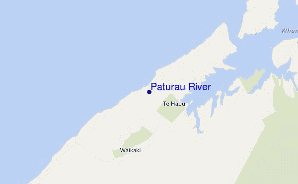 carte de localisation de Paturau River
