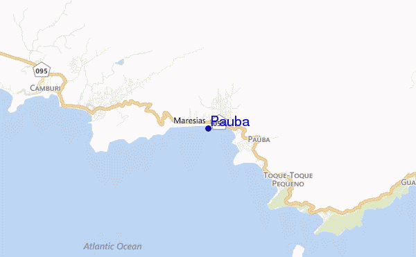 carte de localisation de Pauba