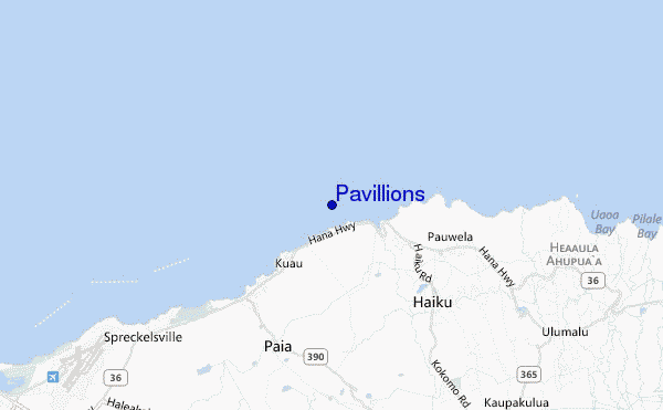 carte de localisation de Pavillions
