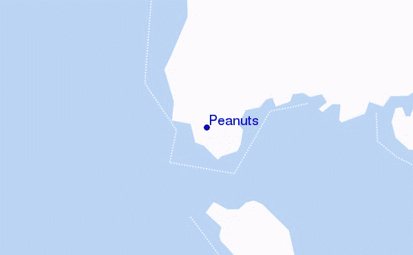carte de localisation de Peanuts