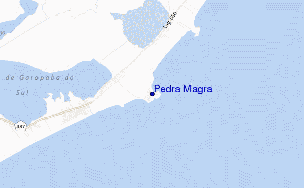 carte de localisation de Pedra Magra