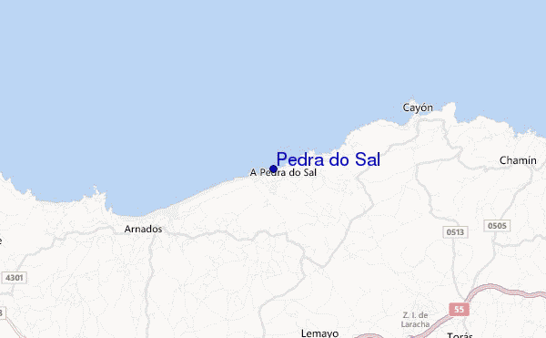 carte de localisation de Pedra do Sal