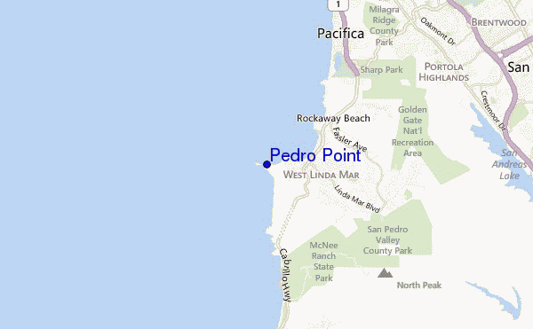 carte de localisation de Pedro Point