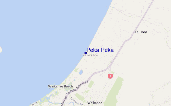 carte de localisation de Peka Peka