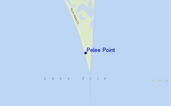 carte de localisation de Pelee Point