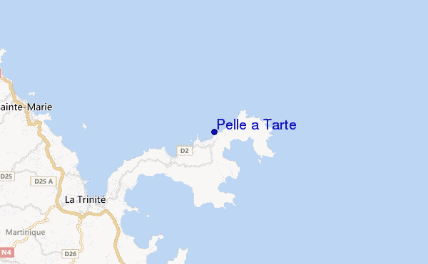 carte de localisation de Pelle a Tarte