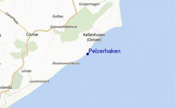 carte de localisation de Pelzerhaken