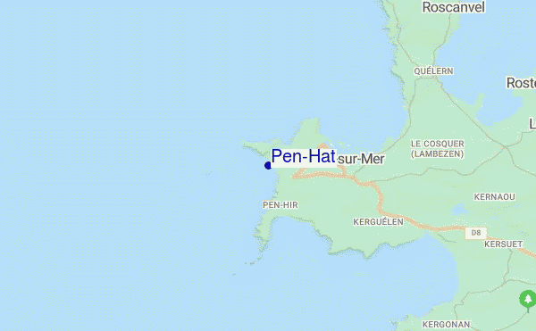carte de localisation de Pen-Hat