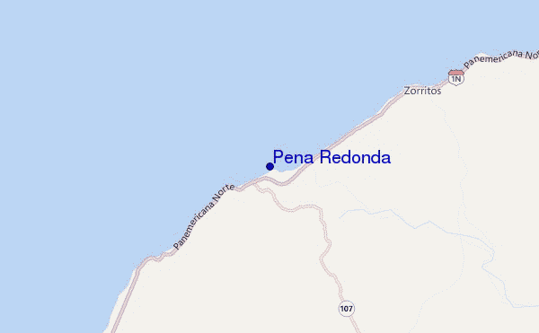 carte de localisation de Peña Redonda