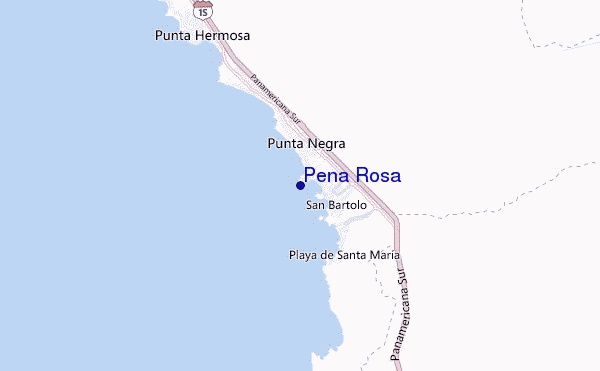 carte de localisation de Peña Rosa
