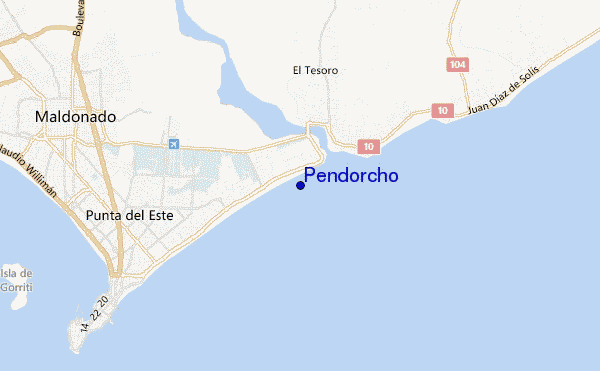 carte de localisation de Pendorcho