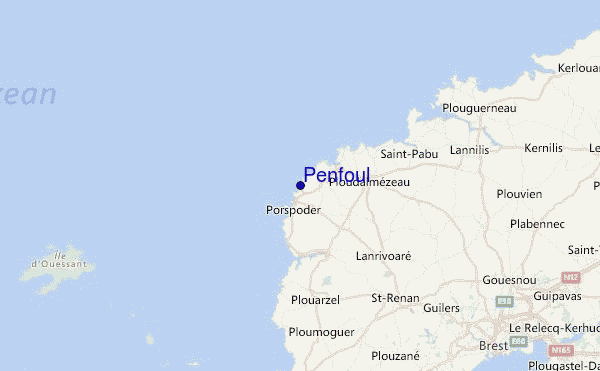 Penfoul Location Map