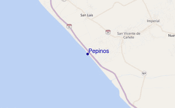 carte de localisation de Pepinos