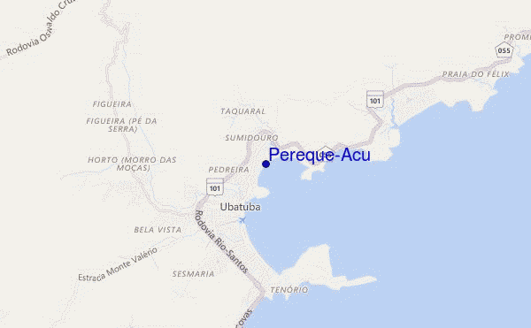 carte de localisation de Pereque-Acu