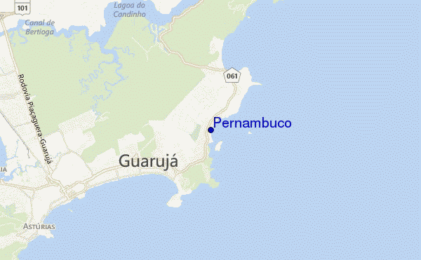 carte de localisation de Pernambuco