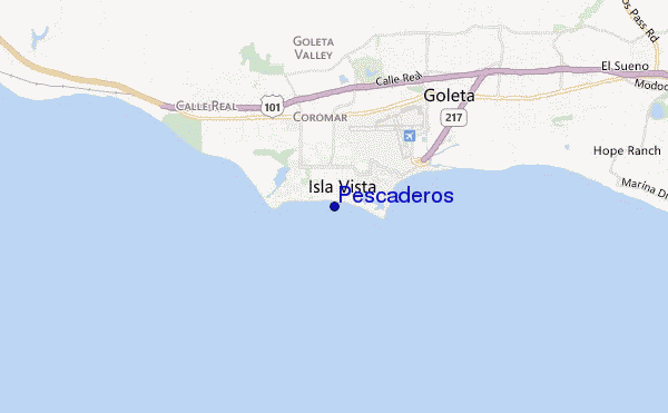 carte de localisation de Pescaderos