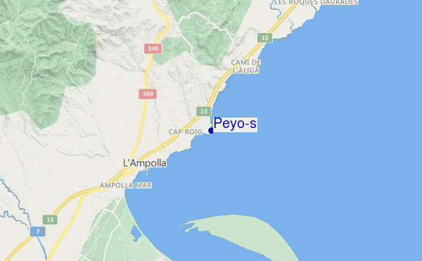 carte de localisation de Peyo's