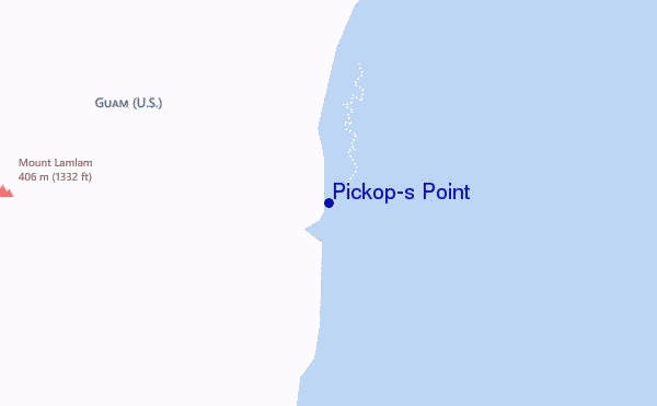 carte de localisation de Pickop's Point
