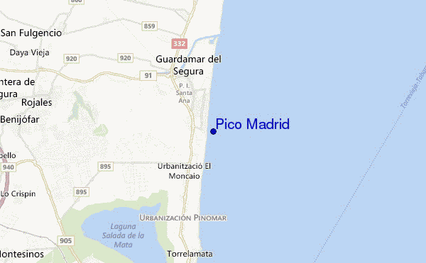 carte de localisation de Pico Madrid