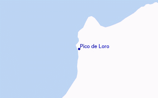 carte de localisation de Pico de Loro