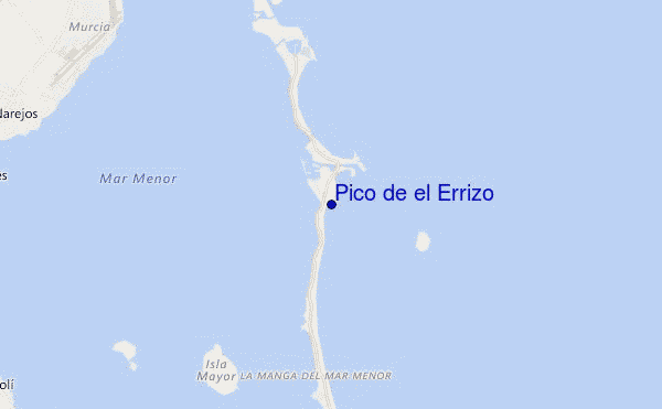 carte de localisation de Pico de el Errizo