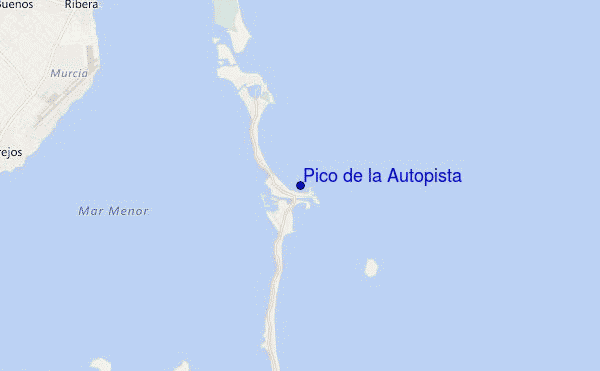 carte de localisation de Pico de la Autopista