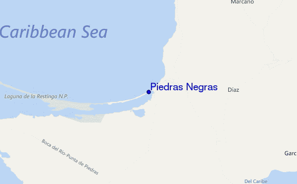 carte de localisation de Piedras Negras
