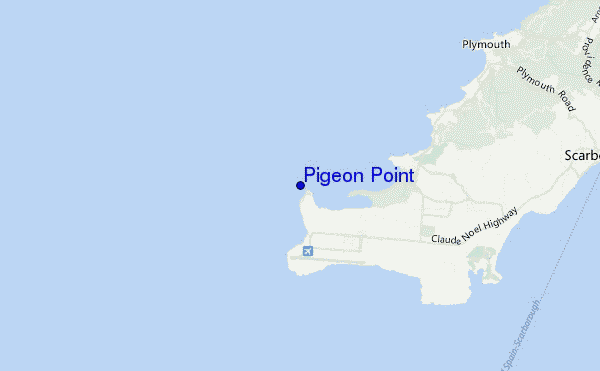 carte de localisation de Pigeon Point