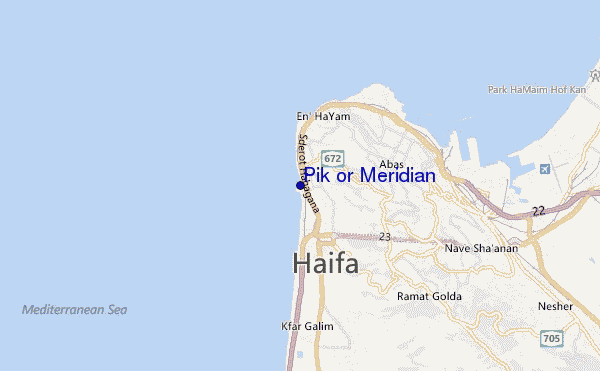 carte de localisation de Pik or Meridian