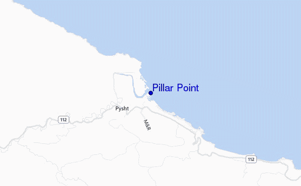 carte de localisation de Pillar Point