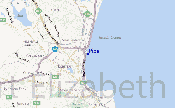 carte de localisation de Pipe