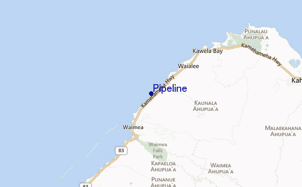 carte de localisation de Pipeline