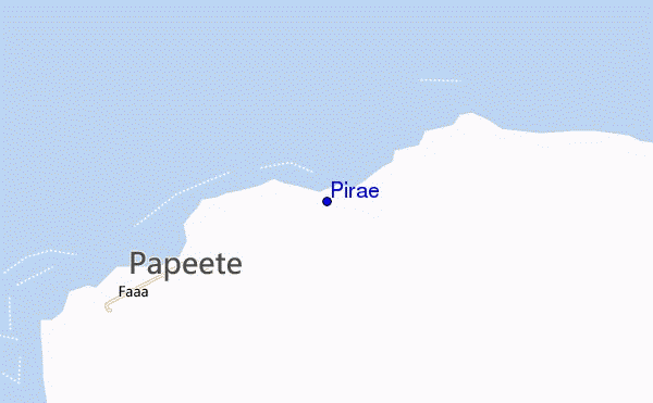 carte de localisation de Pirae
