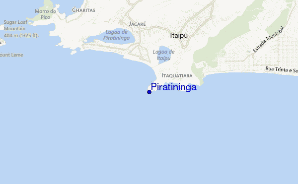 carte de localisation de Piratininga