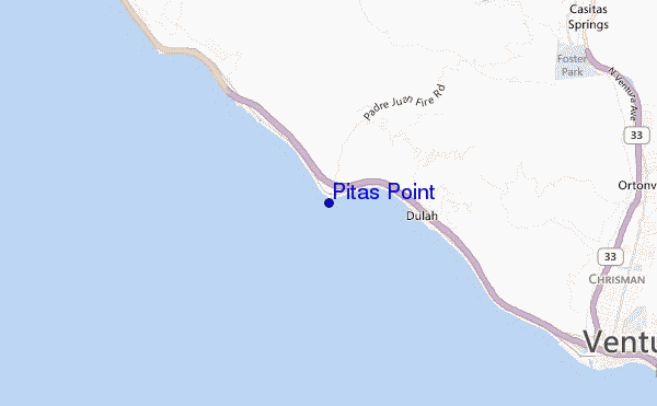 carte de localisation de Pitas Point