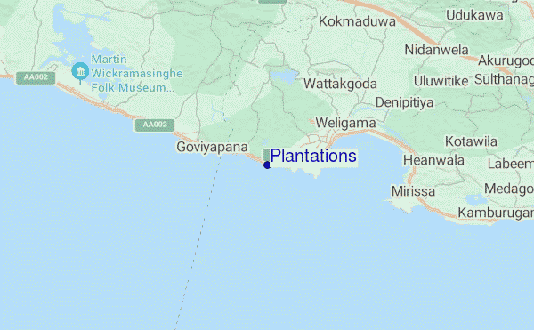 carte de localisation de Plantations