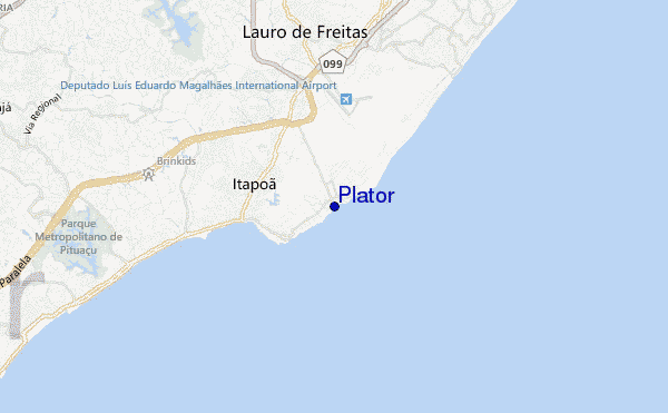 carte de localisation de Plator