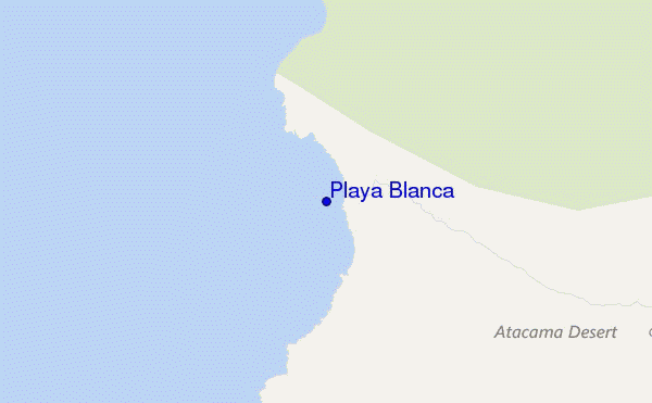 carte de localisation de Playa Blanca