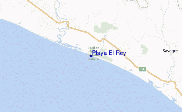carte de localisation de Playa El Rey