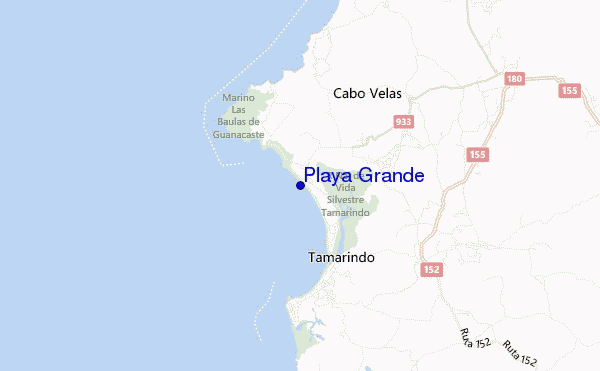 carte de localisation de Playa Grande