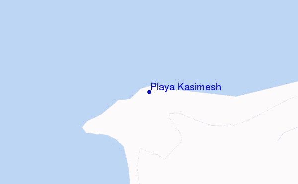 carte de localisation de Playa Kasimesh