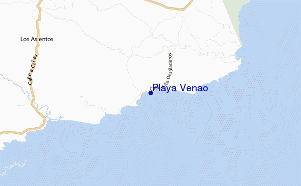 carte de localisation de Playa Venao