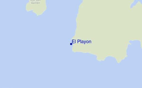 carte de localisation de El Playon