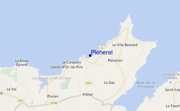 carte de localisation de Pleherel