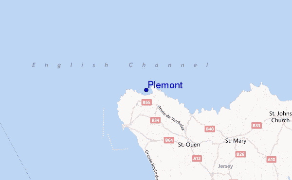 carte de localisation de Plemont