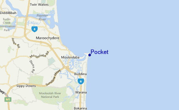 carte de localisation de Pocket